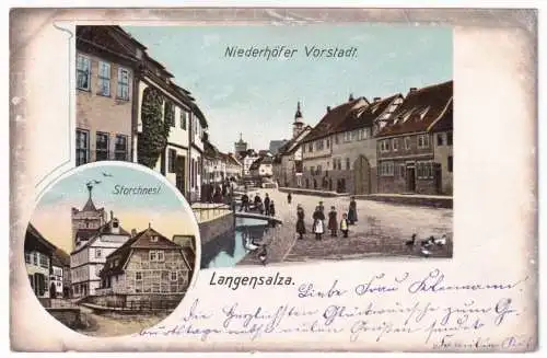 [Ansichtskarte] Ansichtskarte Langensalza 1904. 