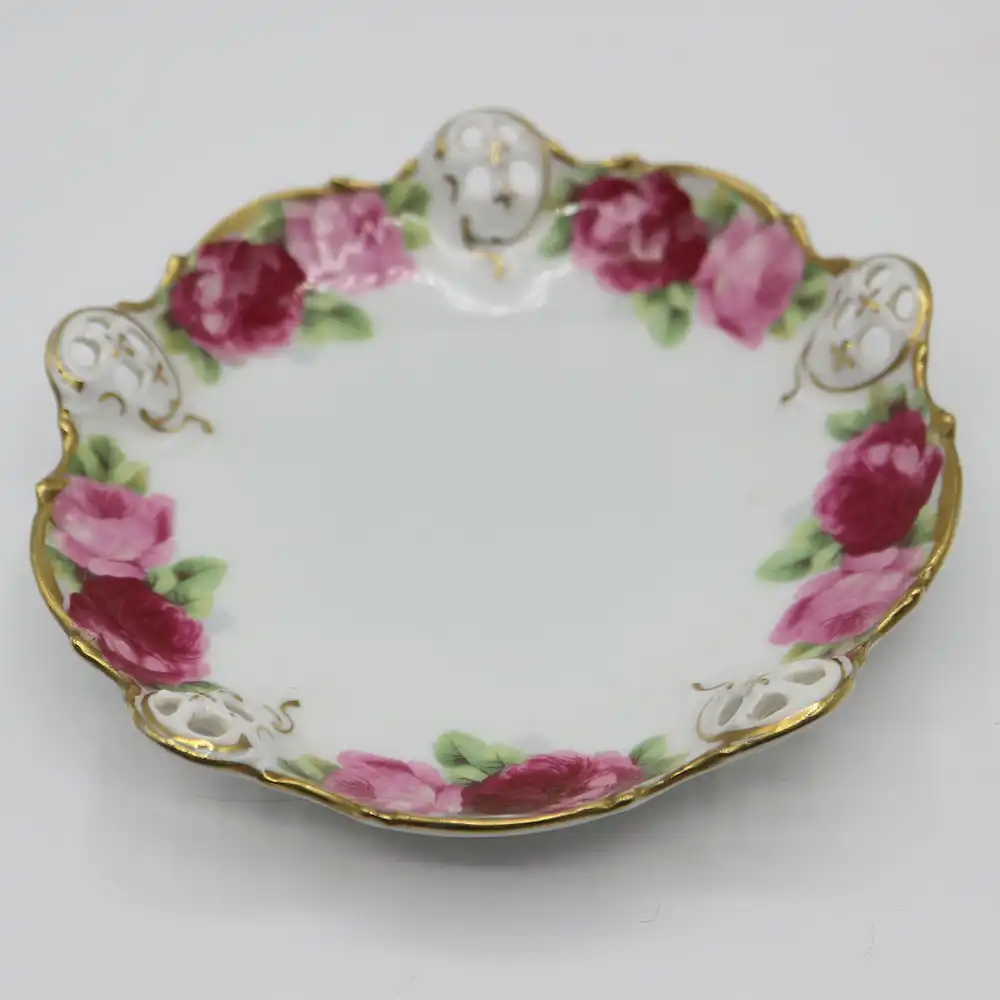 2 Schalen ROSENTHAL Cäcilie Durchbruchschale Jugendstil  1