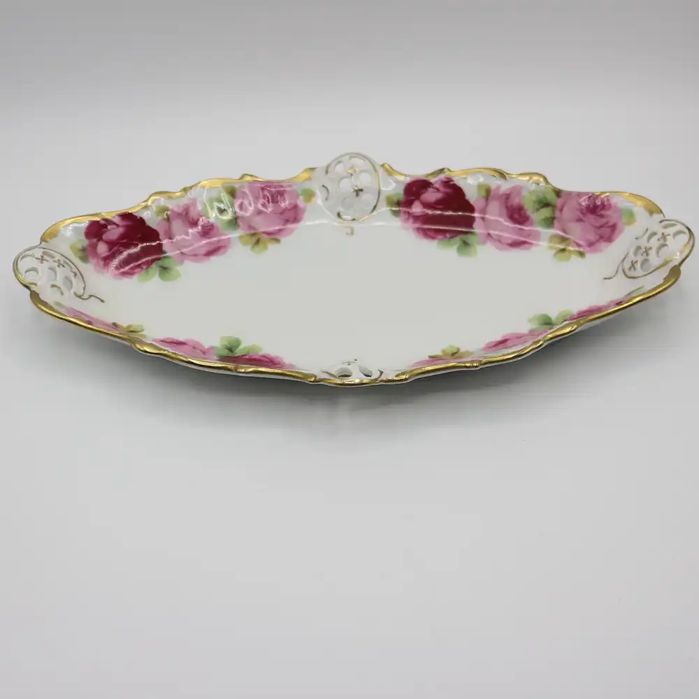 2 Schalen ROSENTHAL Cäcilie Durchbruchschale Jugendstil  2