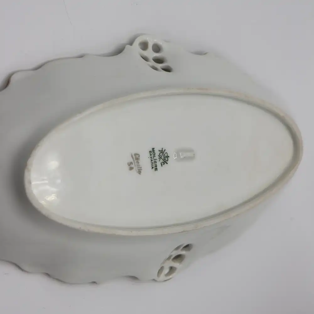 2 Schalen ROSENTHAL Cäcilie Durchbruchschale Jugendstil  4