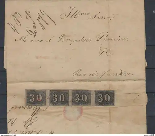 Brasilien 1853 Brief BRL30R004