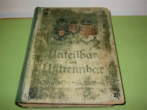 Veltze, Alois: Unteilbar und Untrennbar - die Geschichte des großen Weltkrieges mit besonderer Berücksichtigung Österreich-Ungarns, I. Band. 