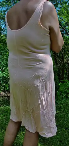 Vintage Nylon Unterkleid lachsfarben  aus den 60/70er Jahren  Größe 50 Charmant Wäsche