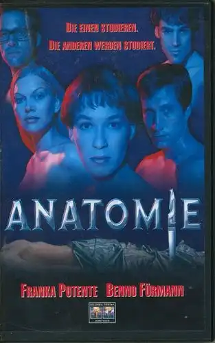 Anatomie (Franka Potente, Benno Führmann, Anna Loos) Horror-Thriller VHS