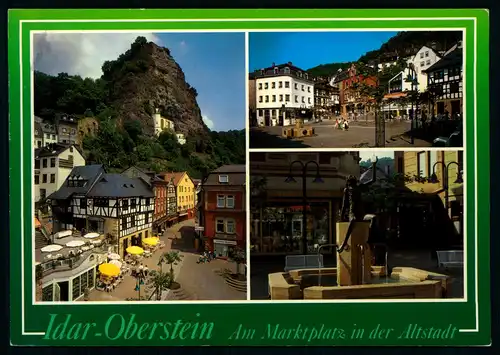 AK   Idar Oberstein - Am Marktplatz in der Altstadt ..... [ D110 ]