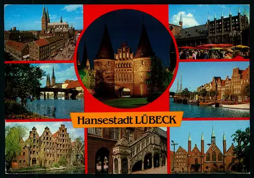 AK   Hansestadt Lübeck - 8 Motive ..... [ D153 ]