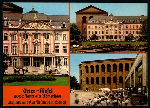 AK   Trier / Mosel - Basilika mit kurfürstlichem Schloß ..... [ D167 ]