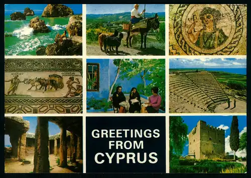 AK   Greetings from Cyprus / Grusse aus Zypern ..... [ D218 ]
