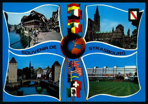 AK   Straßburg /  Strasbourg - 4 Motive ..... [ D230 ]