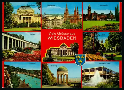 AK   Wiesbaden - 8 Motive ..... [ D231 ]