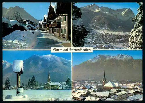 AK   Garmisch - Partenkirchen : 4 Motive ..... [ D255 ]
