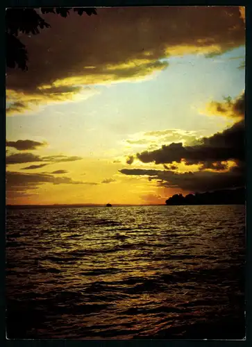 AK   Landschaft am Wasser mit Schiff (gestempelt in Cornberg) ..... [ D263 ]