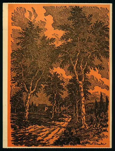 AK   Birkenweg in der Lüneburger Heide - Karl Kranke ..... [ D279 ]