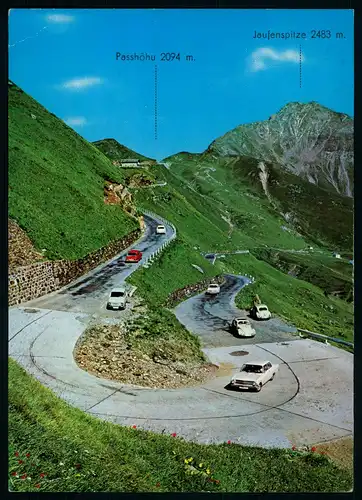 AK   Jaufenpass mit Römerkurve und Pass Übergang ..... [ D300 ]