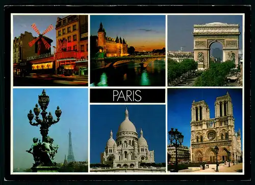 AK   Les Monuments de Paris ..... [ D316 ]