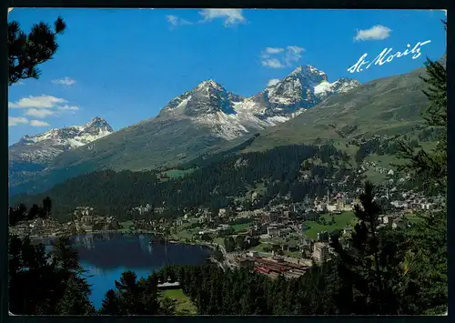 AK   St. Moritz mit P. Polaschin , P. Albana + P. Julier ..... [ D351 ]