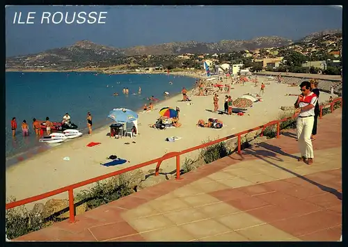 AK   Korsika / Panorama de la Corse - La plage d'Ile Rousse ..... [ D385 ]