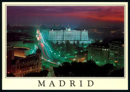 AK    Madrid - Palacio Real ( atardecer ) ..... [ D438 ]