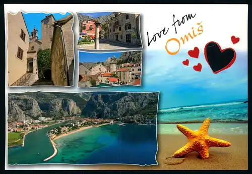 AK   Omiš / Gespanschaft Split-Dalmatien ..... [ D467 ]