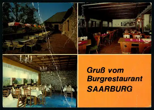 AK   Burg - Restaurant auf dem Burgberg - Saarburg ..... [ D499 ]