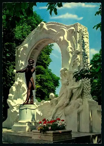 AK  Wien : Johann Strauss Denkmal ..... [ D548 ]