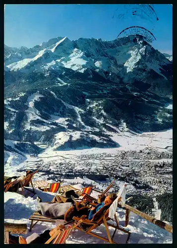 AK   Blick von Wank auf Garmisch - Partenkirchen ..... [ D555 ]