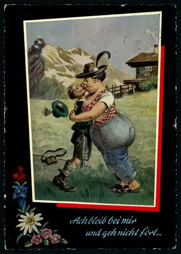 AK   Ach bleib bei mir und .... ..... [ D578 ]