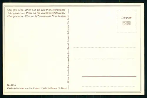 AK   Königswinter : Blick auf die Drachenfelsterrasse ..... [ D596 ]