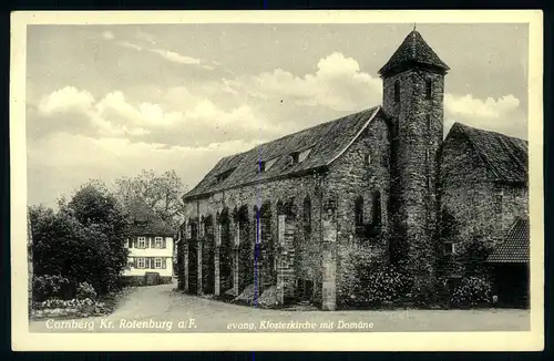 AK   Cornberg ( Kr. Rotenburg a.F. ) - evang. Klosterkirche mit Domäne ..... [ D613 ]