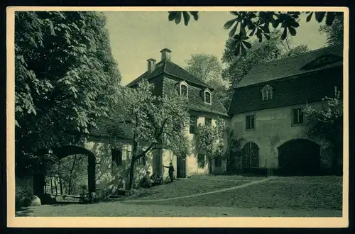 AK   Heimatschutzpostkarte : Äußerer Schloßhof zu Weesenstein / Müglitztal ..... [ D631 ]