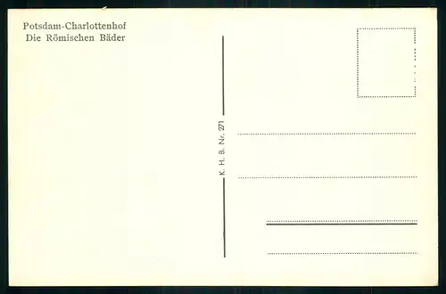 AK   Potsdam - Charlottenhof - die Römischen Bäder ..... [ D648 ]