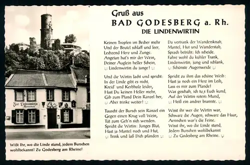 AK   Bad Godesberg - Die Lindenwirtin ..... [ D672 ]