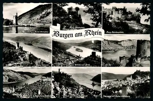 AK   Burgen am Rhein ..... [ D676 ]