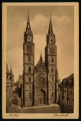AK   Nürnberg - Lorenzkirche ..... [ D683 ]
