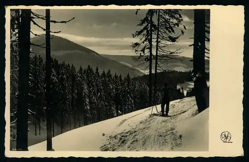AK   Riesengebirge im Winter - Blick nach Ziegenrücken ..... [ D752 ]
