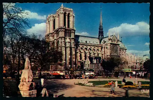 AK  Paris : Notre - Dame , Square Viviani ..... [ D778 ]