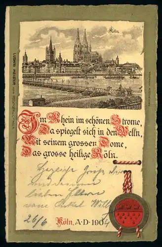 AK   Köln 1904 ..... [ D814 ]
