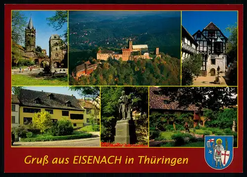 AK   Eisenach - 6 Motive ..... [ D827 ]