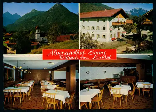 AK   Alpengasthof Sonne - Forchach / Lechtal ..... [ D851 ]