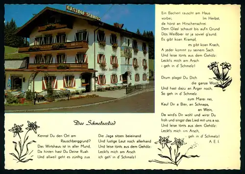 AK    Gasthof Schmelz - Inzell / Obb. ..... [ D856 ]
