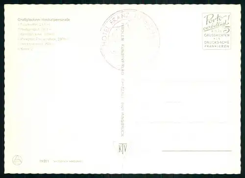 AK    Großglockner  Hochalpenstraße ..... [ D861 ]