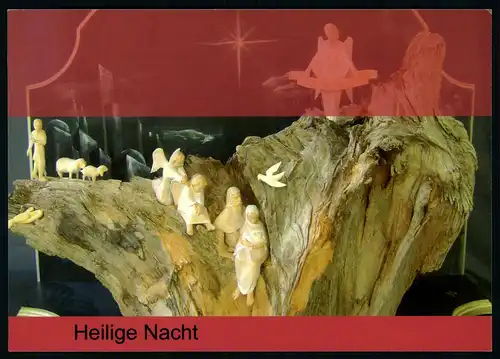AK   Heilige Nacht - von Steffen Kranz (Bildhauer) Völkershausen ..... [ D875 ]