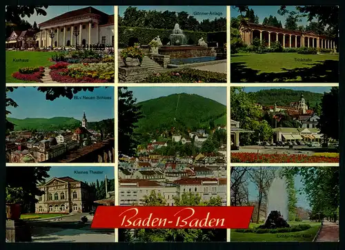 AK    Baden - Baden : 8 Motive ..... [ D901 ]