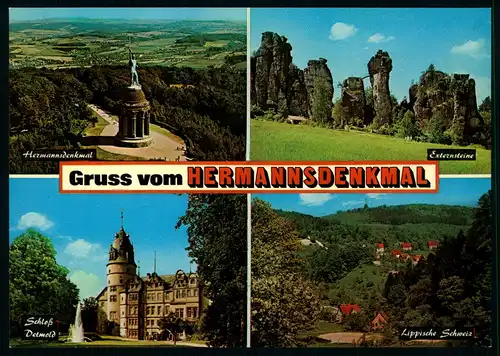 AK    Hermannsdenkmal - Teutoburger Wald ..... [ D910 ]
