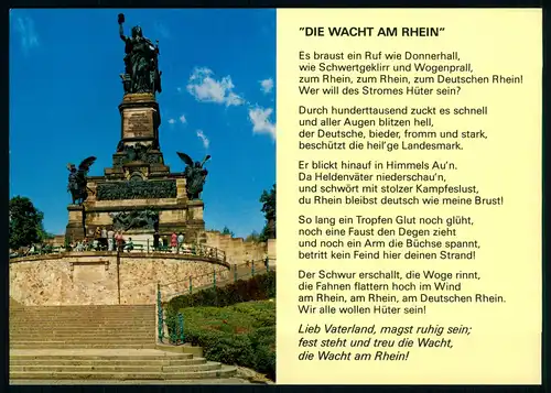 AK    Rüdesheim am Rhein - Niederwalddenkmal ..... [ D936 ]