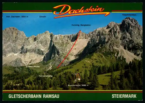 AK   Dachstein Südwände - Ramsau ..... [ D954 ]