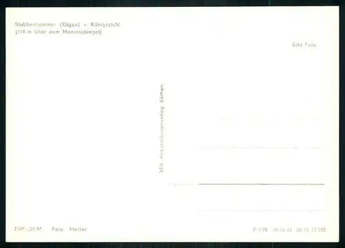 AK   Stubbenkammer ( Rügen ) - Königsstuhl ..... [ D980 ]