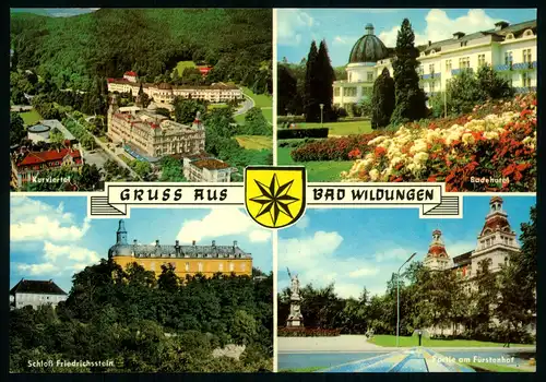 AK   Bad Wildungen - 4 Motive ..... [ D998 ]