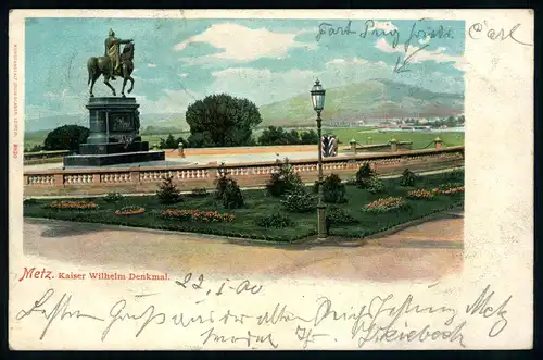 AK   Metz - Kaiser Wilhelm Denkmal ..... [ H010 ]
