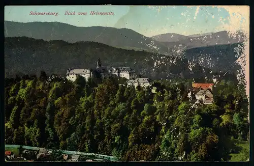 AK   Schwarzburg - Blick vom Helenensitz ..... [ H011 ]
